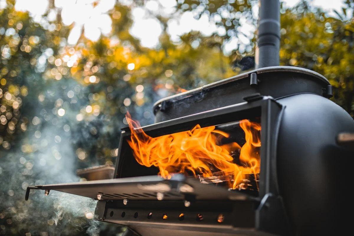 Ozpig Big Pig Portable Wood Fired BBQ Stove and Heater - Image 6
