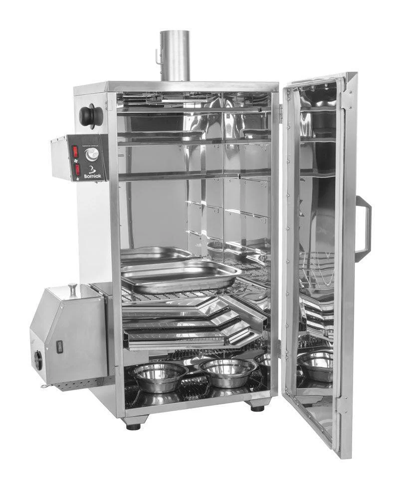 Borniak 70L BBQ WiFi Smoker Stainless Steel - Image 4