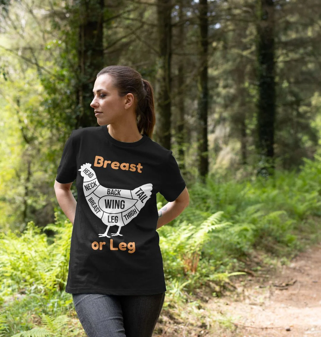 Breast or Leg? – Women’s BBQ T‑Shirt - Image 4