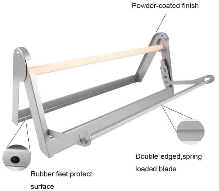 Peach Paper Dispenser for 750mm Butchers Paper - Image 3