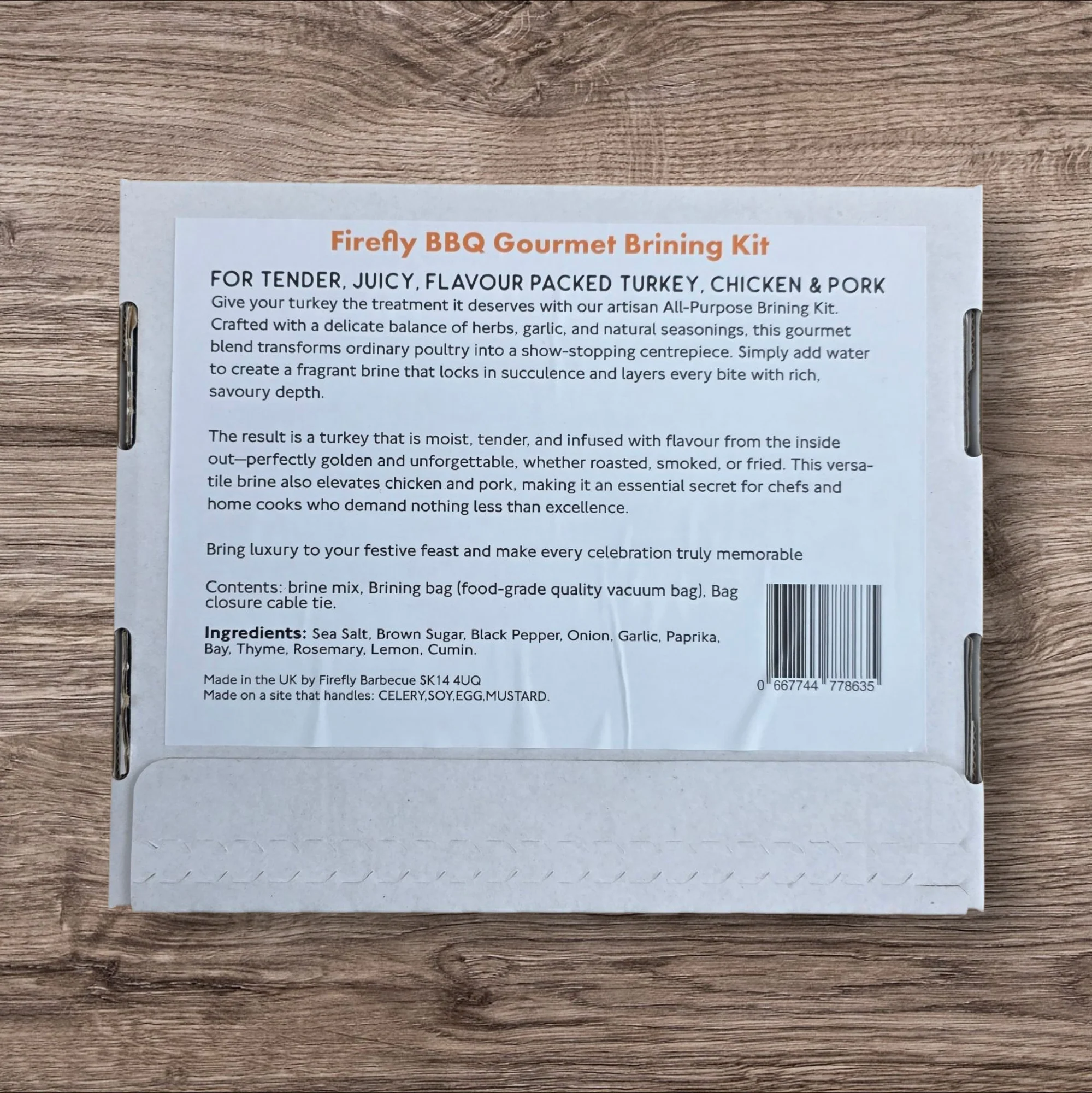 Firefly BBQ Turkey Brine Kit for Juicy Poultry - Image 5