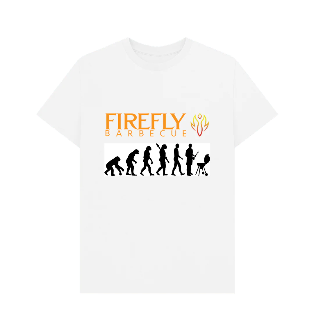 Evolution of BBQ – Men’s Funny Grill T‑Shirt (Organic) - Image 4