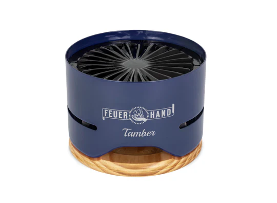 Feuerhand Table Top Grill - Cobalt Blue for Easy Cooking - Image 3