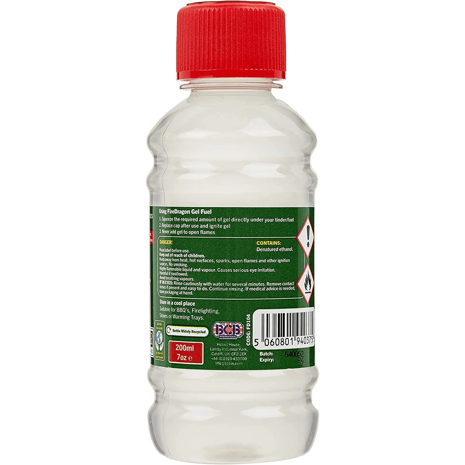 Fire Dragon Eco-Friendly Firelighter Gel - 200ml - Image 3