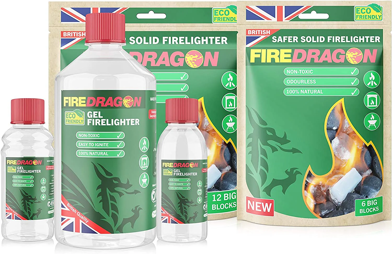 Fire Dragon Eco-Friendly Firelighter Gel - 200ml - Image 4