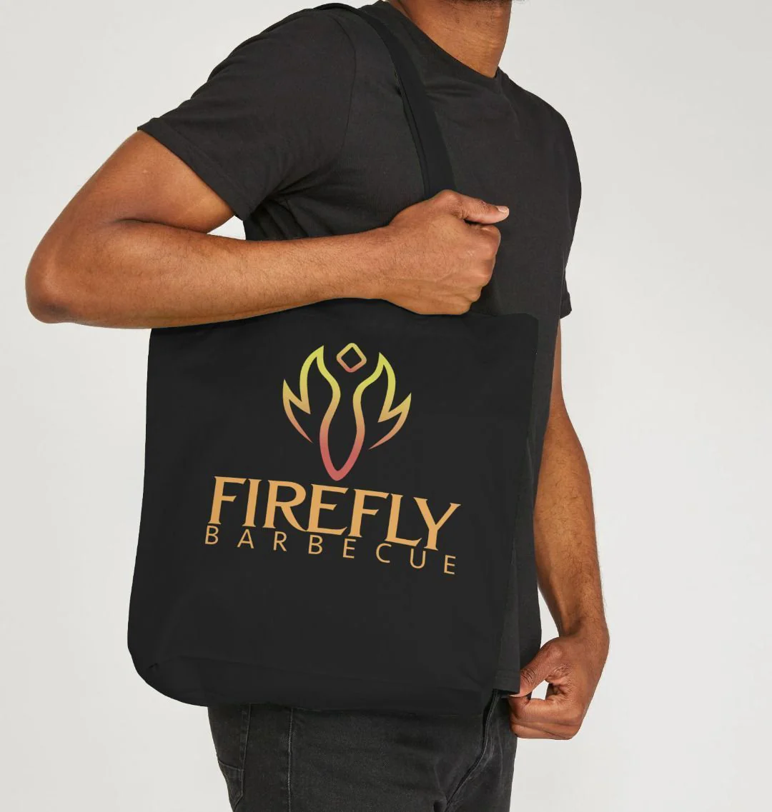 Firefly Barbeque Cotton Bag - Organic Cotton Tote - Image 3