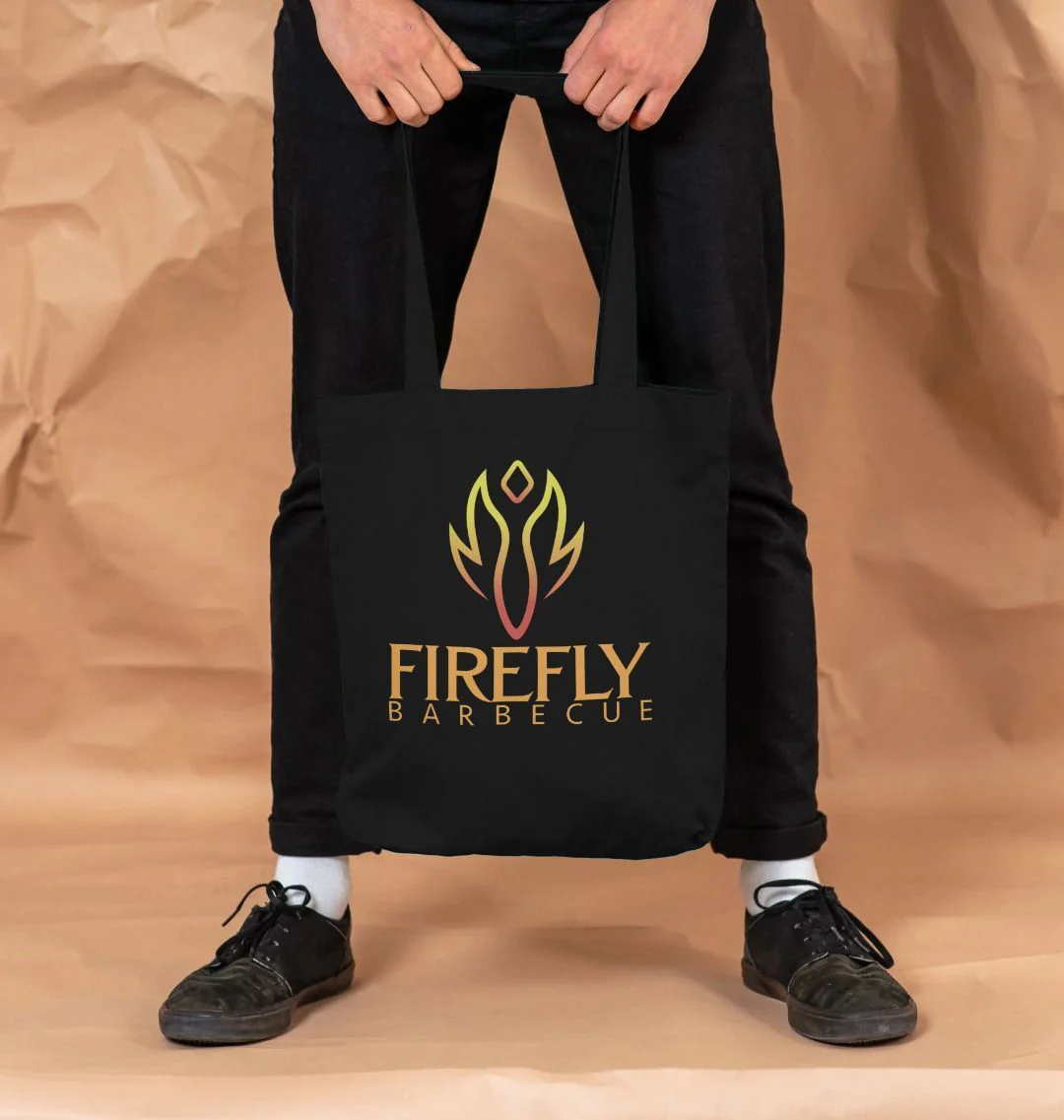 Firefly Barbeque Cotton Bag - Organic Cotton Tote - Image 4