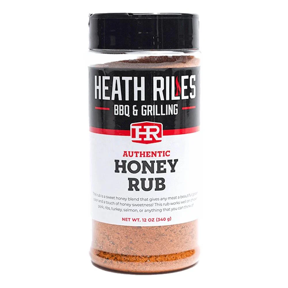 Heath Riles BBQ Honey Rub - Best Honey BBQ Rub 340g