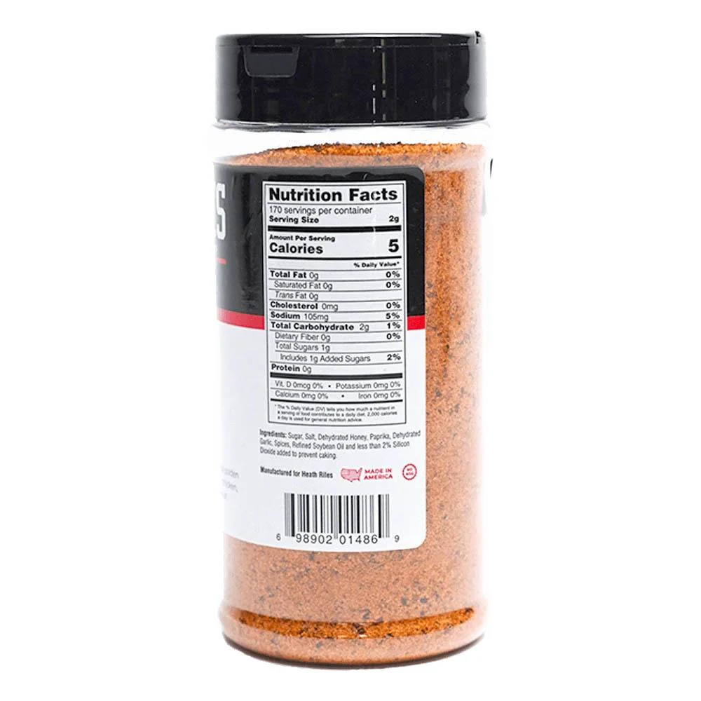 Heath Riles BBQ Honey Rub - Best Honey BBQ Rub 340g - Image 3
