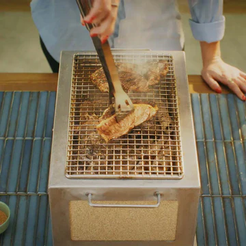 Little Kasai Konro Grill with Stainless Steel Frame - Image 5