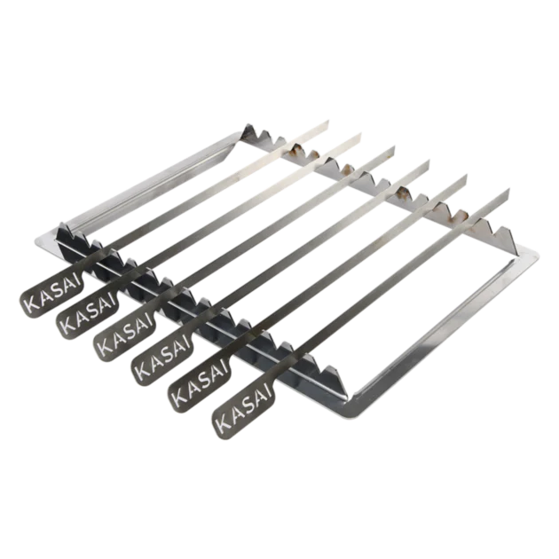 Kasai Konro Skewer Rack with 6 Skewers - Image 5