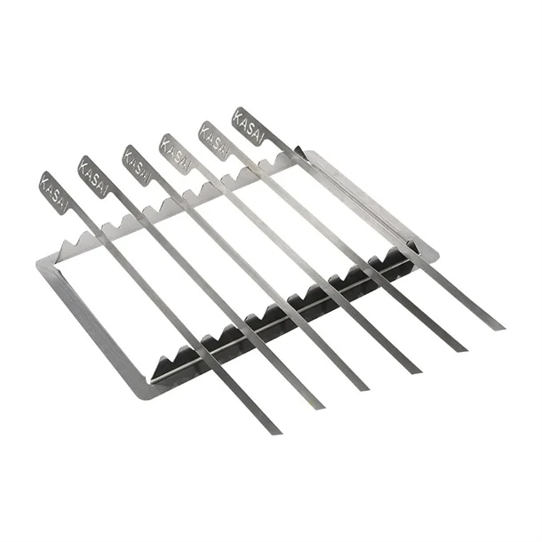 Kasai Konro Skewer Rack with 6 Skewers - Image 6