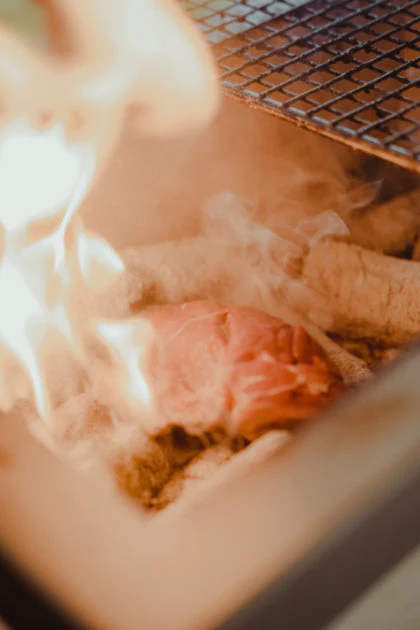 Long Kasai Konro Grill with Stainless Steel Frame - Image 8