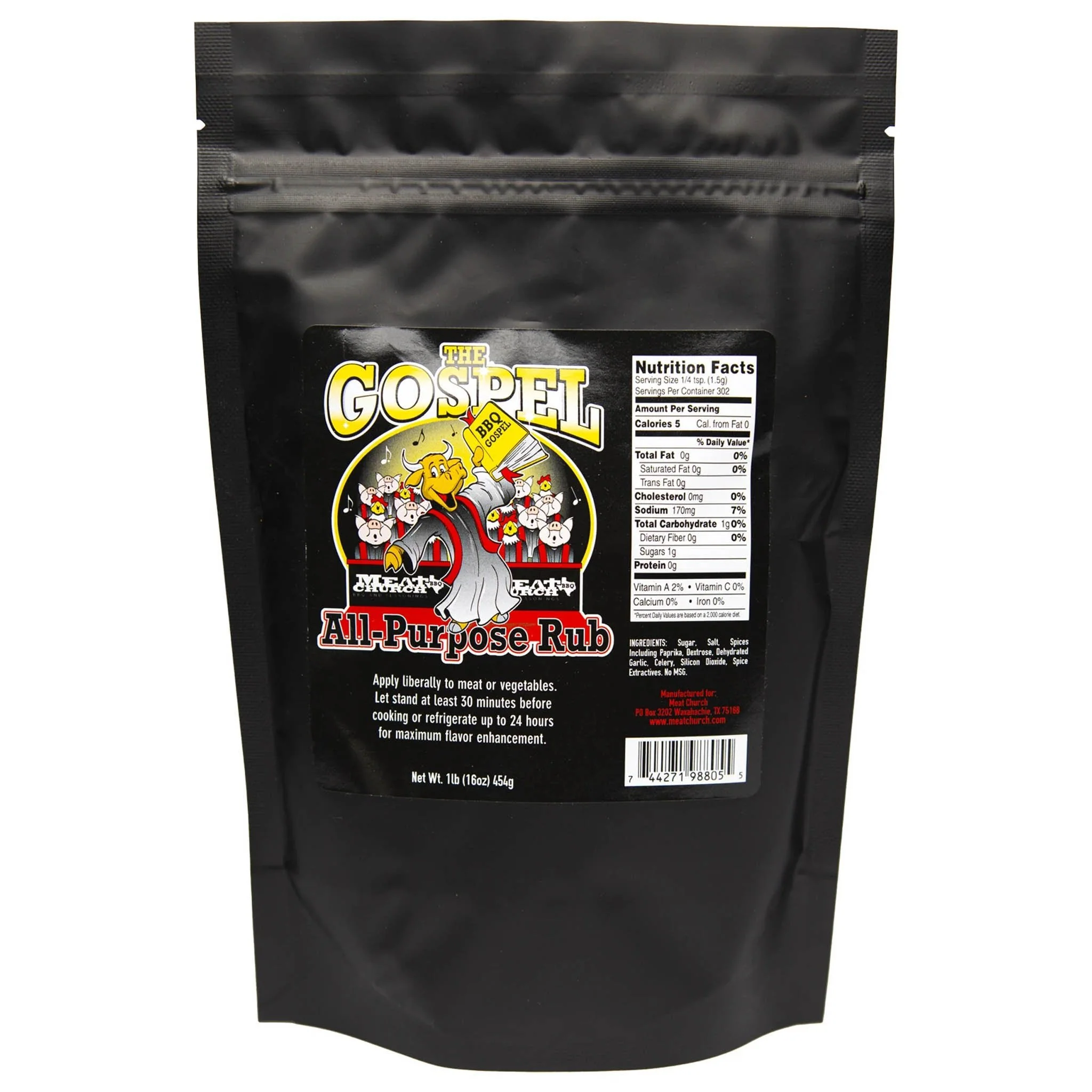 Meat Church The Gospel All-Purpose BBQ Rub for Versatile Cooking - Image 3