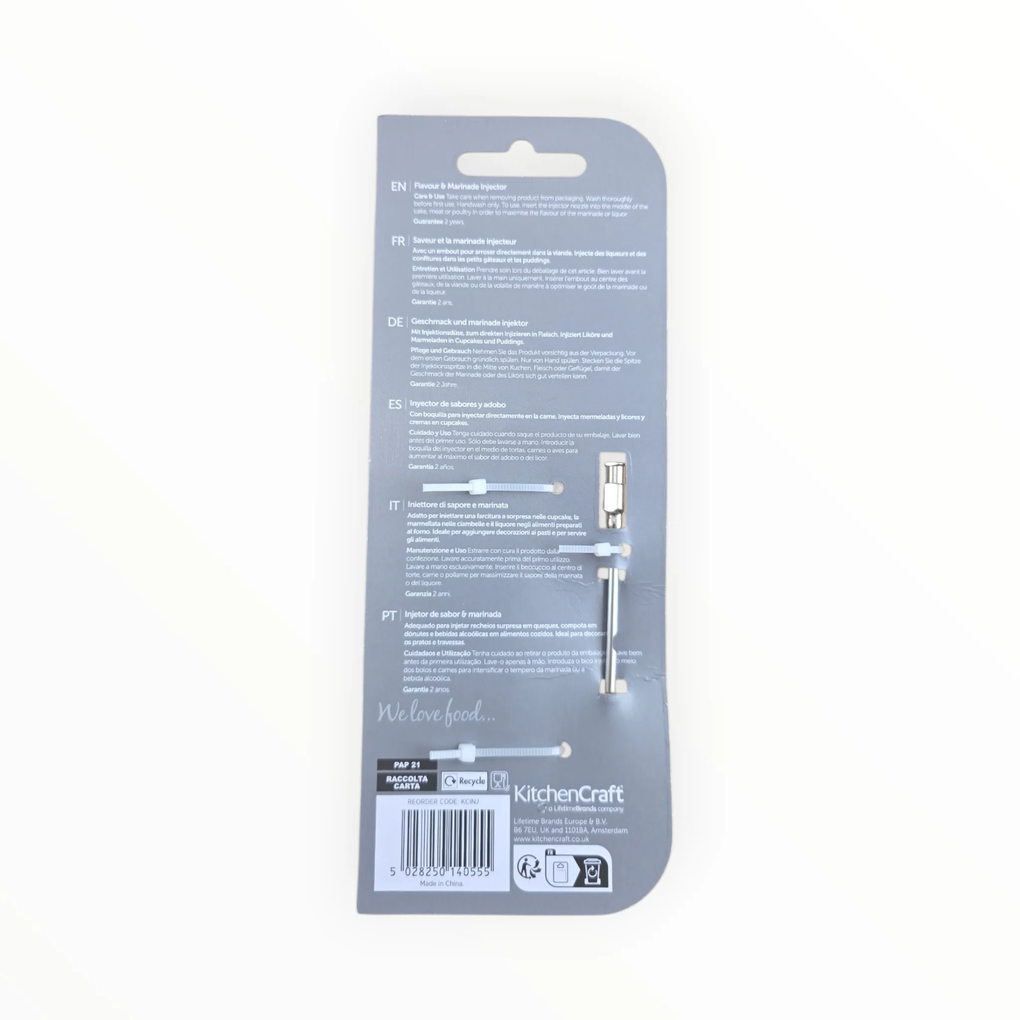 Meat Injector Syringe 50ml with Needle for BBQ - Image 2