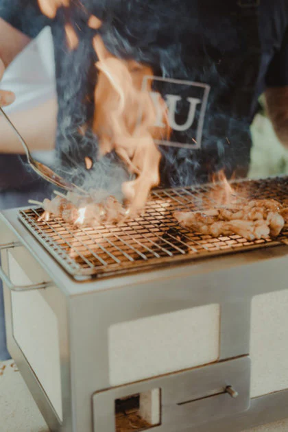 Nano Kasai Konro Grill with Stainless Steel Frame - Image 9
