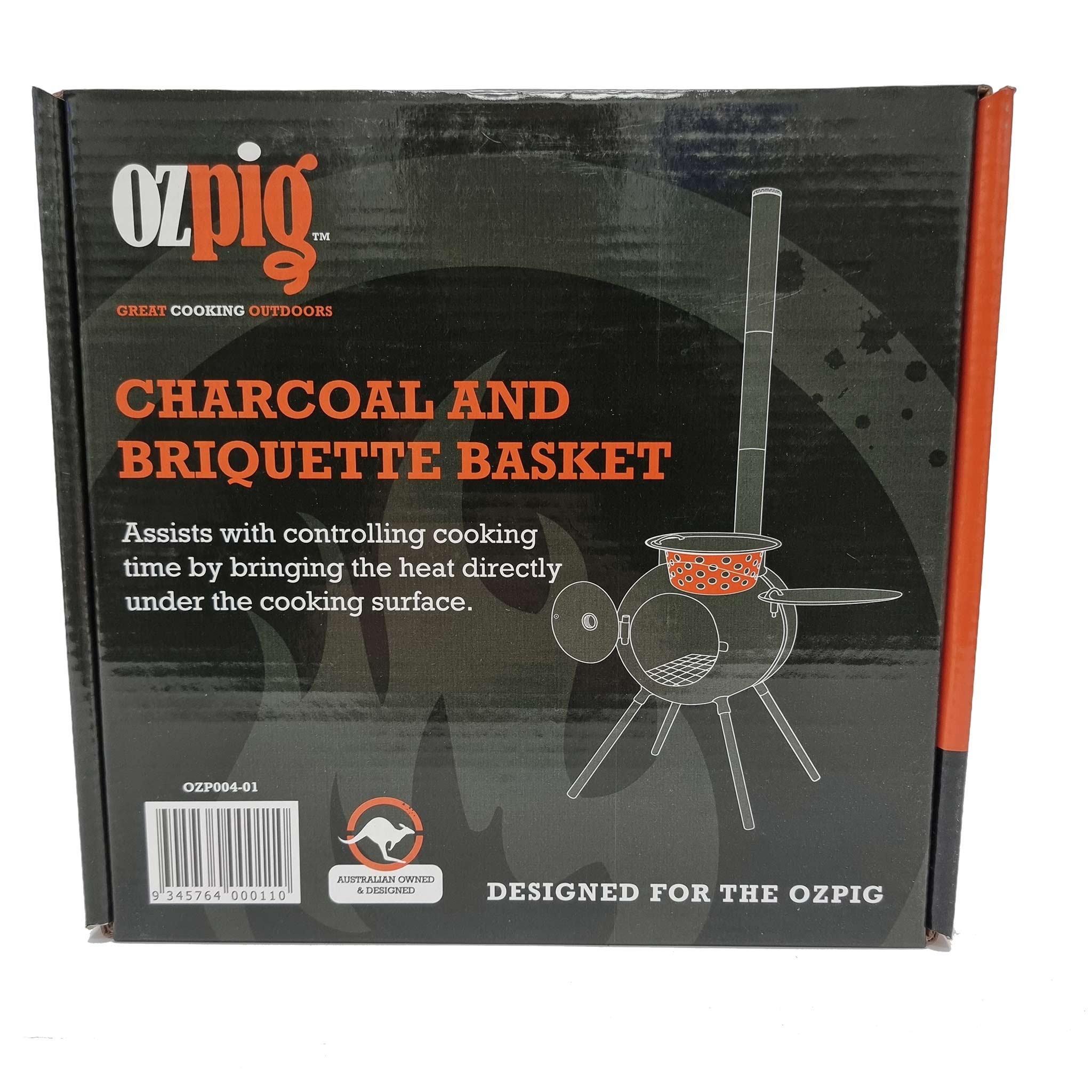 Ozpig Charcoal Briquette Basket - Image 2
