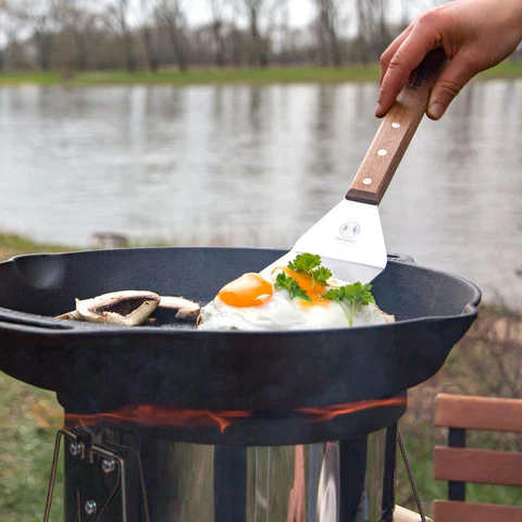 Petromax Stainless Steel Flexible Spatula with Short Handle - Image 3