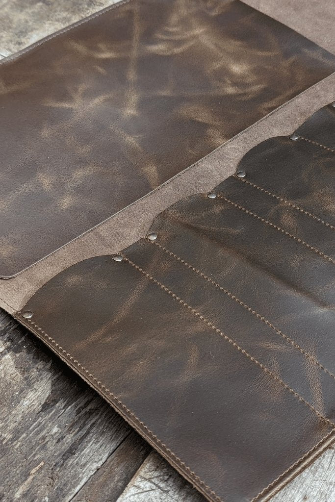 Premium Leather Knife Roll by Stalwart Crafts - Image 5