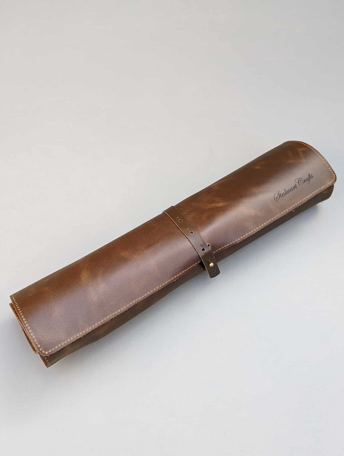 Premium Leather Knife Roll by Stalwart Crafts - Image 8