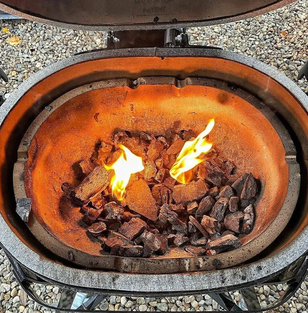 Primo Grills Oval XL 400 Kamado BBQ - All-in-One - Image 7
