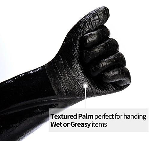 RAPICCA Heat Resistant BBQ Gloves for Safe Grilling - Image 3