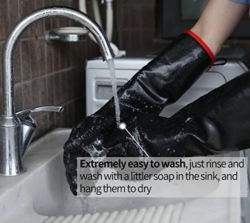 RAPICCA Heat Resistant BBQ Gloves for Safe Grilling - Image 4