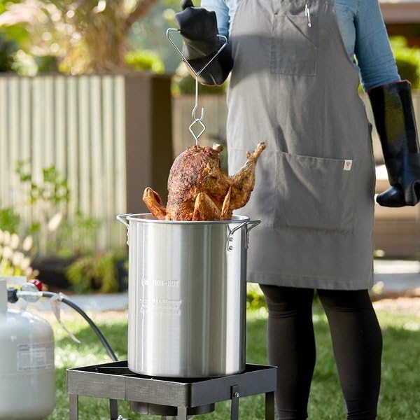 RAPICCA Heat Resistant BBQ Gloves for Safe Grilling - Image 8