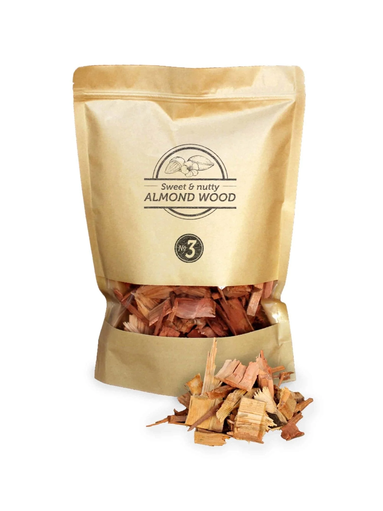 Almond Wood Smoking Chips 1.7l