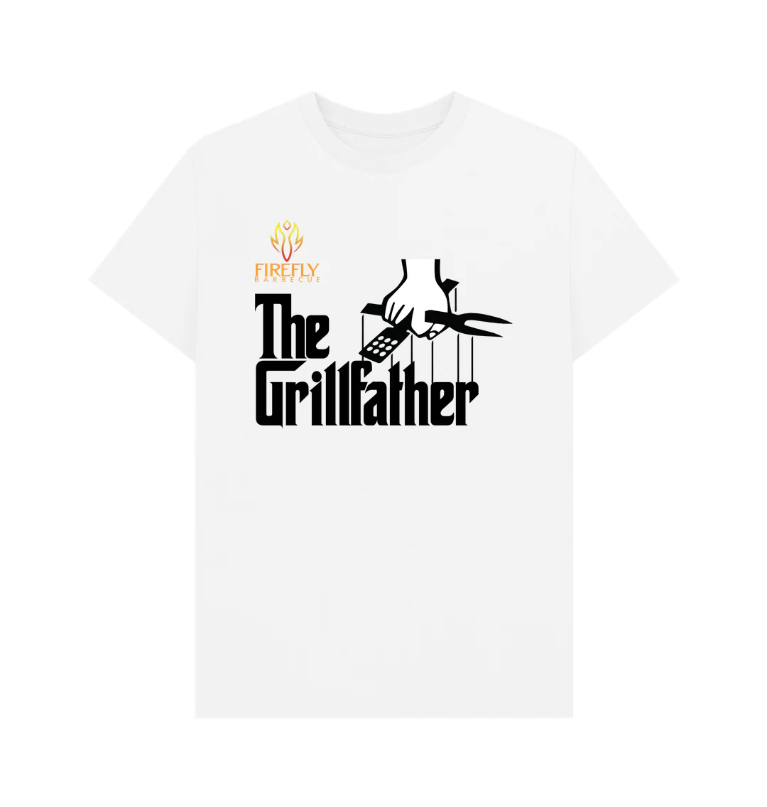 The Grillfather – Men’s BBQ T‑Shirt (Organic Cotton) - Image 4